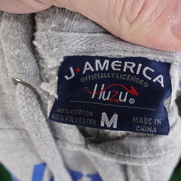 NATURAL LIGHT BEER KOOZIE NATTIE GREY PULLOVER HOODIE SIZE M MEDIUM - Picture 8 of 8